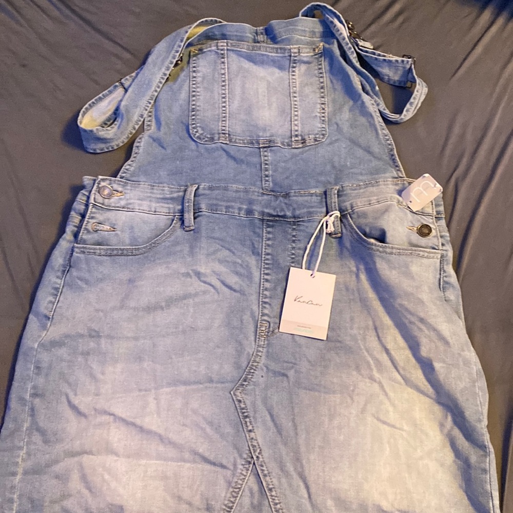Maurice’s overall Jean skirt